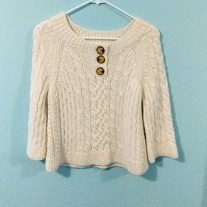 Michael Kors Cream Knit Sweater